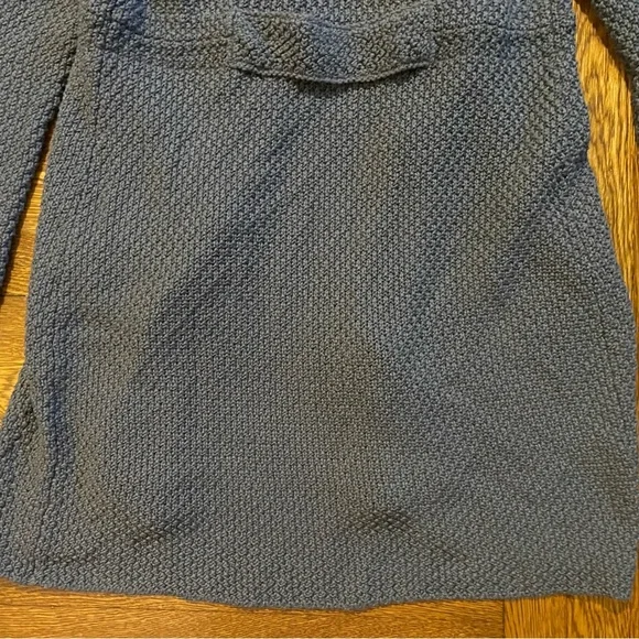 Boden Long Gray Knit Sweater Cardigan Size 12 - Picture 15 of 16
